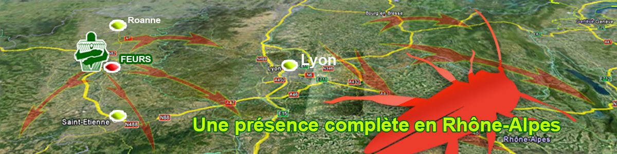 Un présence complète en Rhône-Alpes